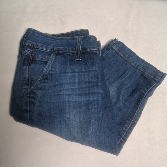 Old Navy Ultra Blue Capri Jean 6 - Picture 3 of 5